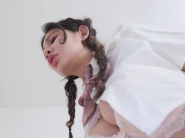 Slutty Chinese girl is exploring her kinky desires