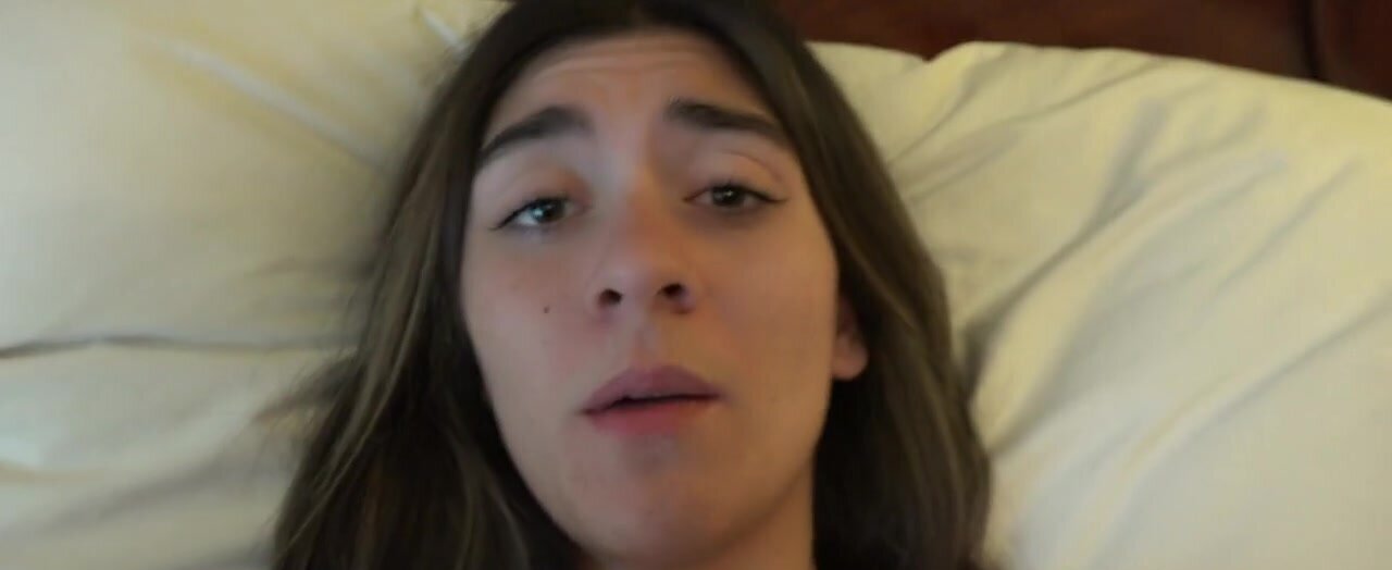 Adorable brunette ends up taking his dick in POV too
