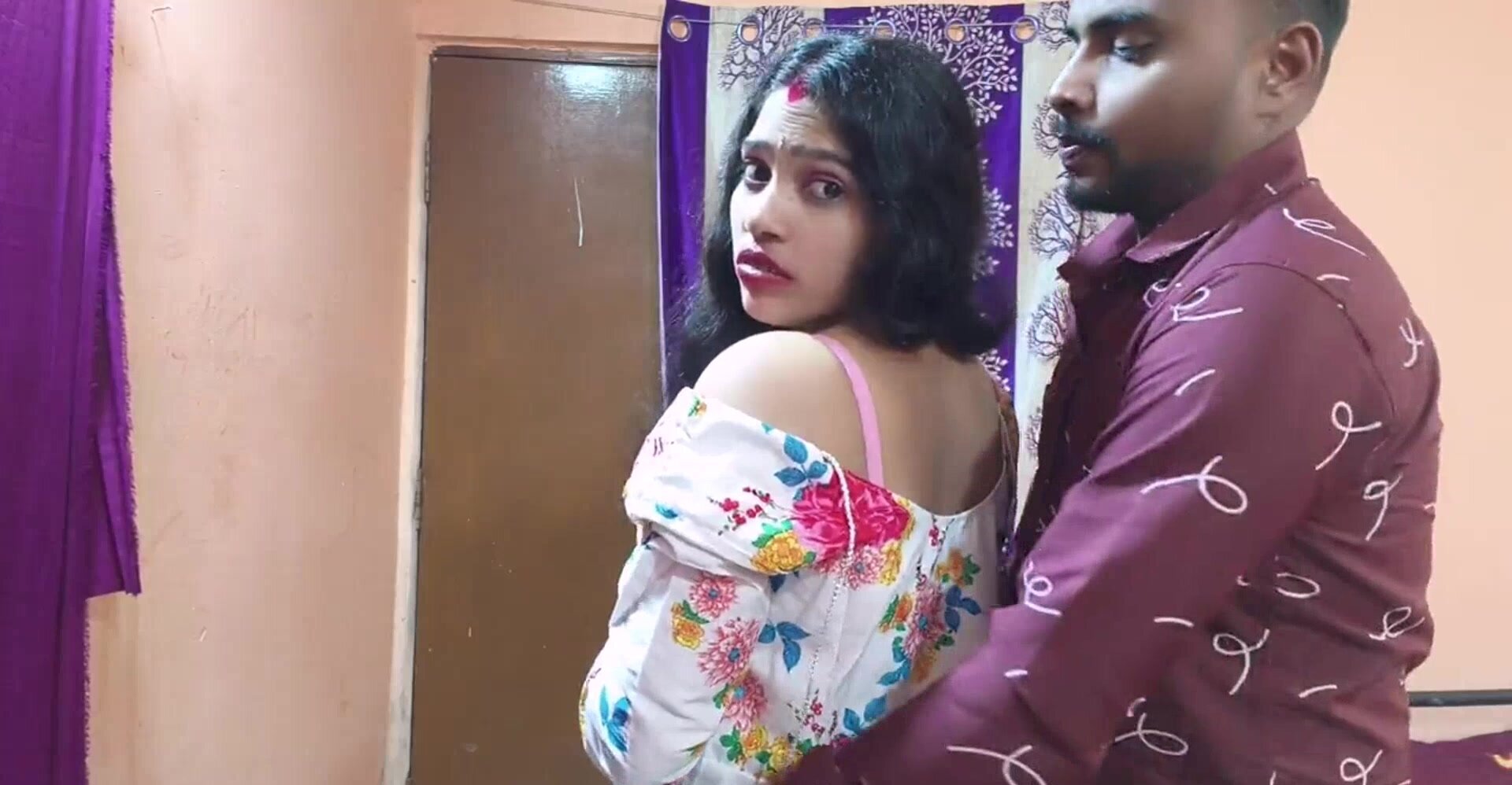 Super busty Indian is getting teased by her hung neighbour