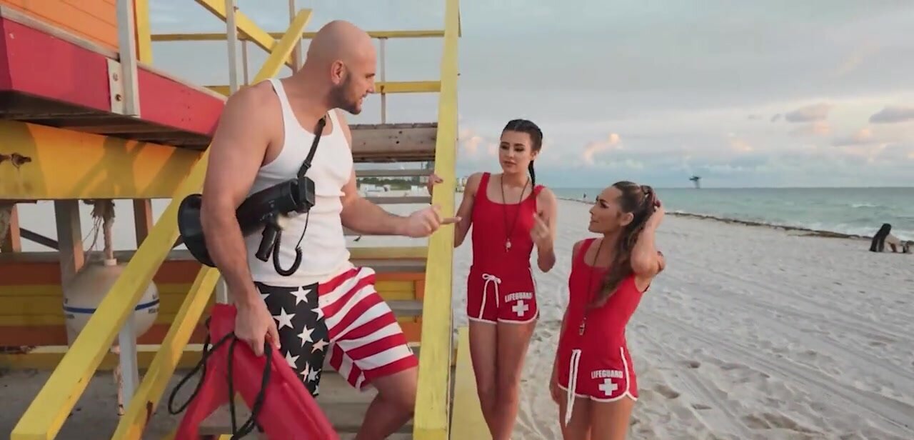 Fucking the hung lifeguard is the best part of their day