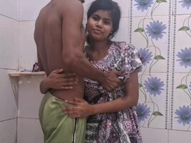 Cute Desi chick with a lovely smile is fucked in the bathroom