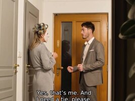 Big boobs blonde is getting energetic fucking today