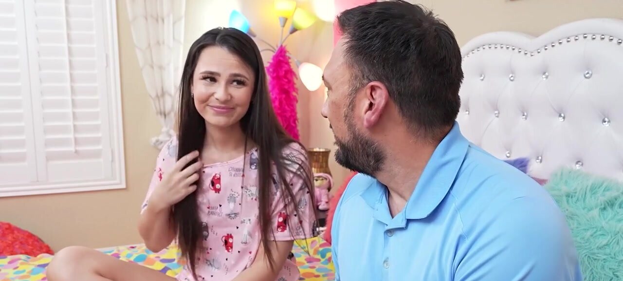 Stepdad gets to play along with stepdaughter
