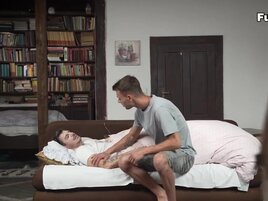 Denis Marti and Fibi Euro in a kinky fetish video