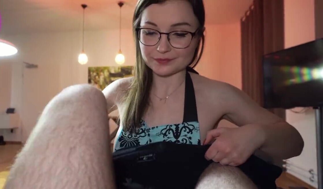 TinyEmily sucking and banging a big dick in POV