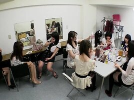 Japanese coed goes back home and gets her twat fingered