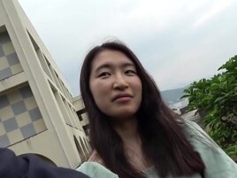 Fetish video of a Japanese pharmacist with a nice figure