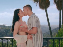 Matty the perfect brunette gets his dick in her vagina