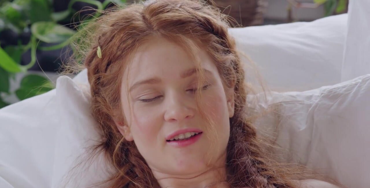 High ranking masturbation session with a redhead