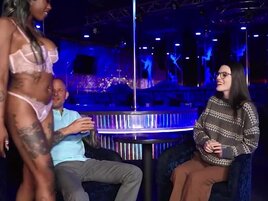 Baby Gemini putting on a show for the hung man Scott Nails