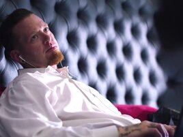 Inked woman Kali Roses enjoys a hard bang with a stud