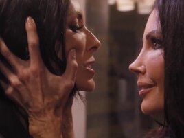 A couple of horny MILFs are having a threesome