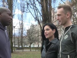 BBC-ready wife is happy to cuck her man for the first time