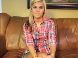 Bailey gives a blowjob and a rimjob after masturbating