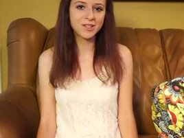Tiny cutie with small breasts wants to swallow seed