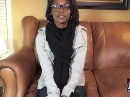 Anal fucking for the attractive ebony babe Sylvia