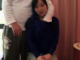 TRUE creampie fuck for a bushy pussy Japanese thot