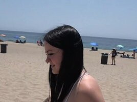 Brunette with cute piercings wants hard penis inside