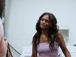 Black girl is going fuck her own stepdad as her BF looks on