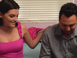 Brunette wants to get tongued by a horny fucking stud