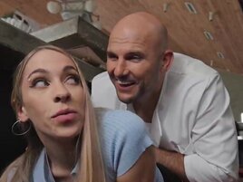 Blonde girl is going to get fucked in the ass by a CHEF