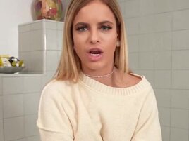 Stepmom sits down on his dick to make sure he cums