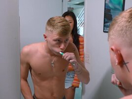 Stepfamily porn with a tight Asian girl who wants dick