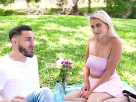 Dude is going to love her sloppy lips on his mighty dick