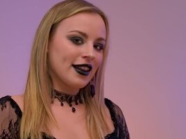 POV tease from a witchy goth stepsister leads to HARD sex