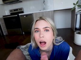 Stepdaughter gets a valuable biology lesson from daddy
