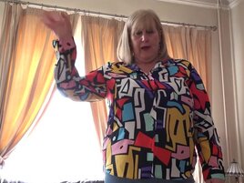Catherine the old hoe is going to climax for real