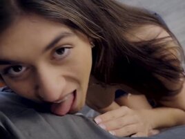 Aubrey Babcock is a slim seductress who wants a hard dick