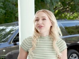 Babysitter cutie getting banged harder and harder