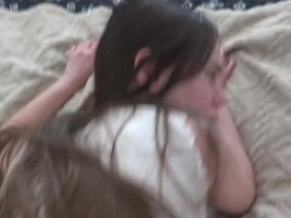 Hairy girl with a pretty face needs his mature cock inside