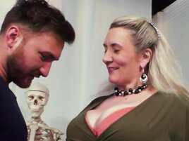 Big boobs blonde wants a real dick in her wet vagina