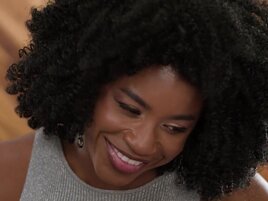Lesbo interracial spectacle with two insanely hot women