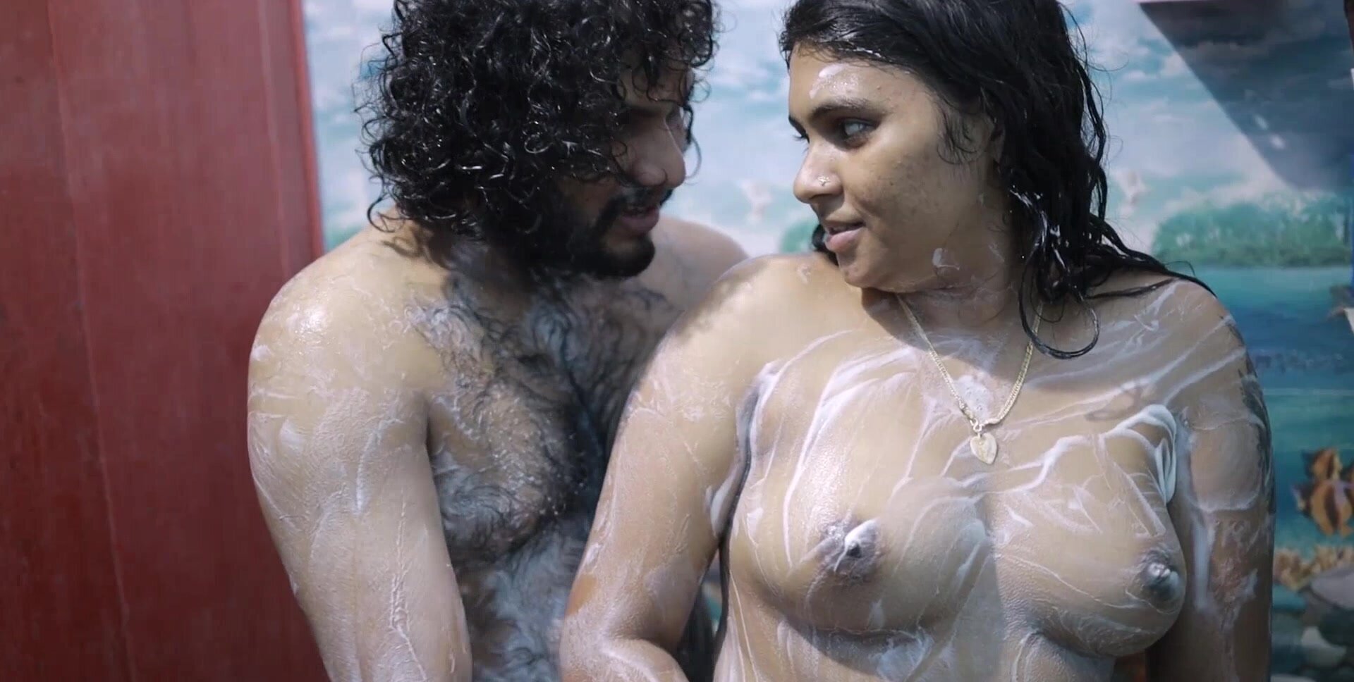 Indian girl with a fat ass is making love on camera