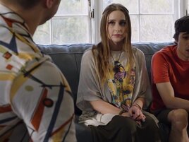 Timid Laney Grey getting fucked by two dicks at once