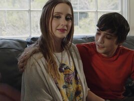 Timid Laney Grey getting fucked by two dicks at once