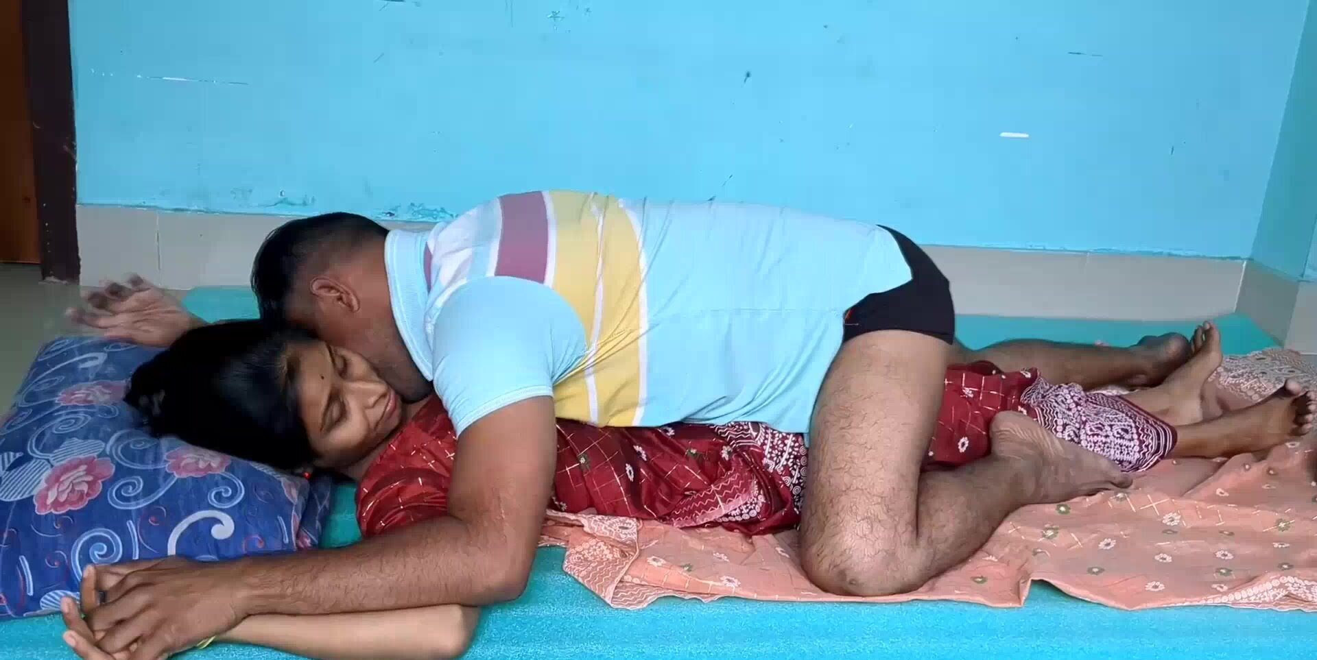 Indian woman and her partner are madly in love together