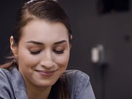 She's really good at playing the slut for his meaty dick