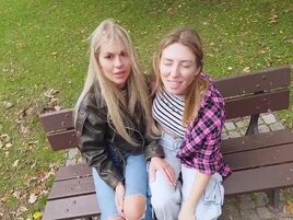 Two horny bitches are going to get nasty in POV