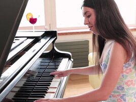 THIN beauty Katty West takes a big dick in her vagina