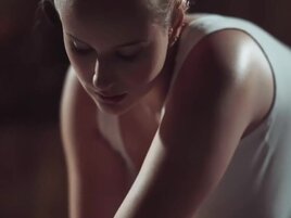 Answering his call for fucking with her massive boobies