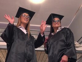 Horny sniffer ends up fucking two college girls