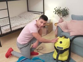 Rika Fane busts him fucking a vacuum cleaner ... and fucks him