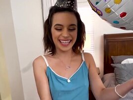 POV brunette bang with a cute girl who needs dick