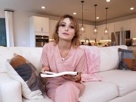 Stepsister looks all cutesy while seeking out POV sex