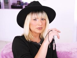 Fun hat blonde getting fucked on all fours, silly