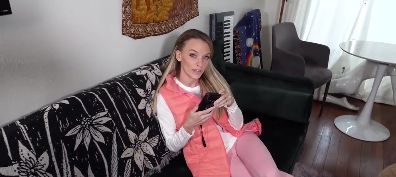 Stepmom edging his boner and enjoying POV fucking too